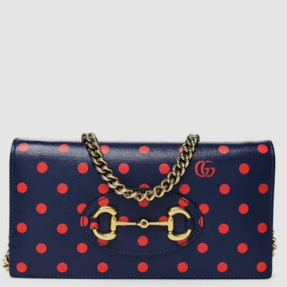 GUCCI Horsebit 1955 Chain Wallet Shoulder Bag 550-060525 - Picture 1 of 13